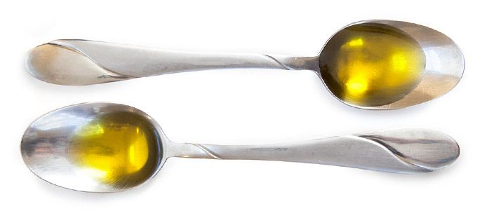 olivový olej - ako vyzerá 20g tuku