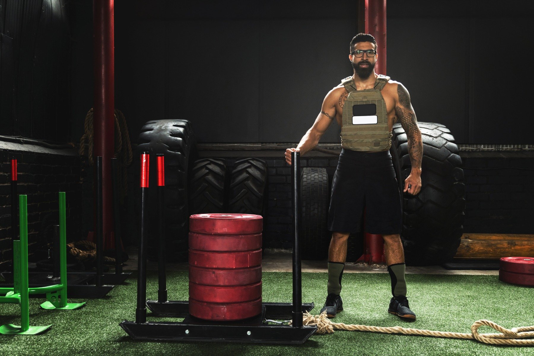 10 exercises for people with knee pain, Reverse Sled Drags