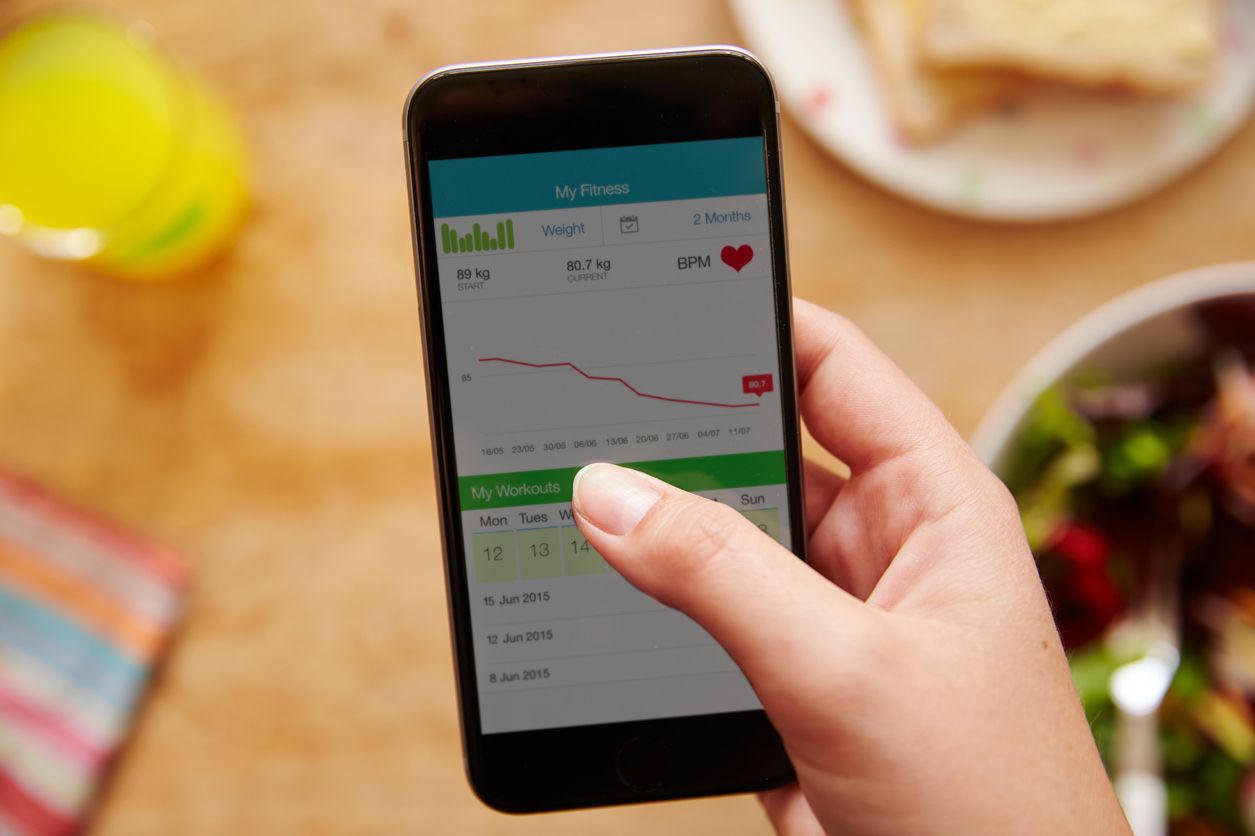 Fitness aplikácia na trackovanie jedál - chudnutie
