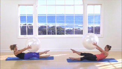 11 most effective exercises with stability ball for core training