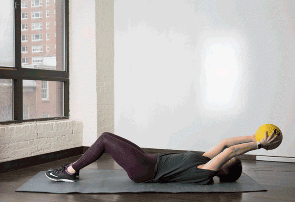 10 exercises with medicine ball to strengthen the abdominal muscles
