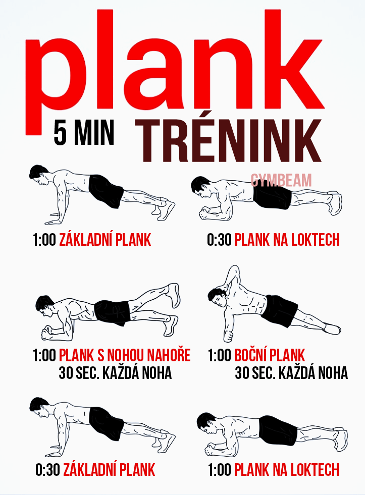 plank - You'll be witness of psychical benefits and you'll clear your head